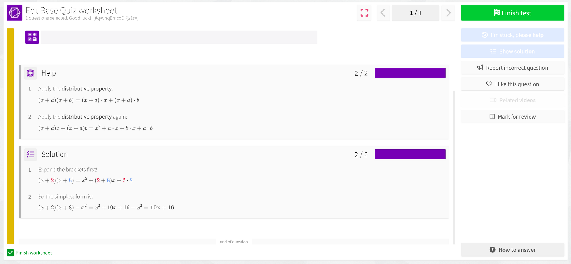 Revolutionize Math Quizzes with Expression Type Questions