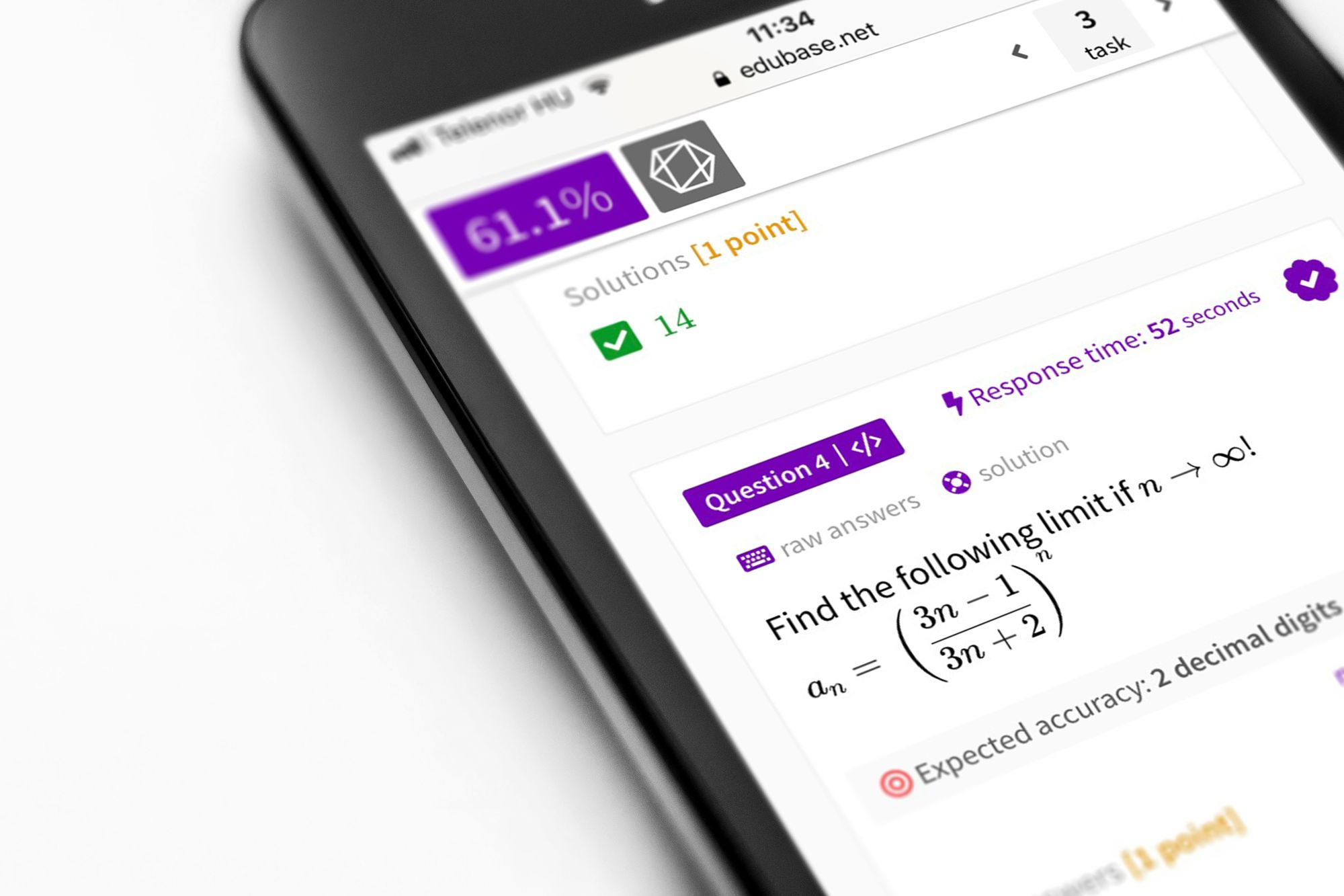 Parametric tasks - Prevent cheating and help practicing